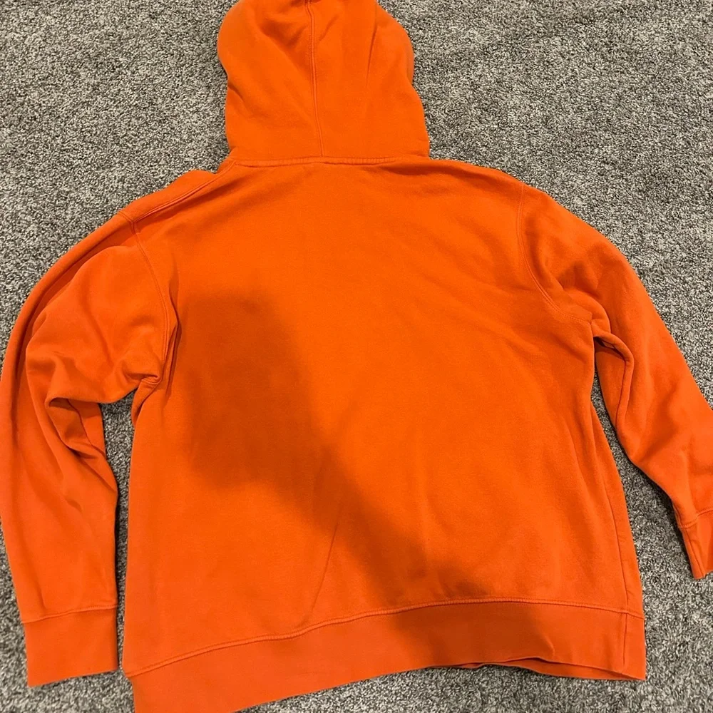 Nike Men's Orange Hoodie - Picture 2 of 3